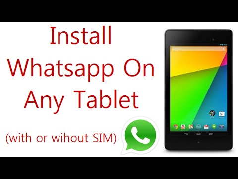 whatsapp for android tablets